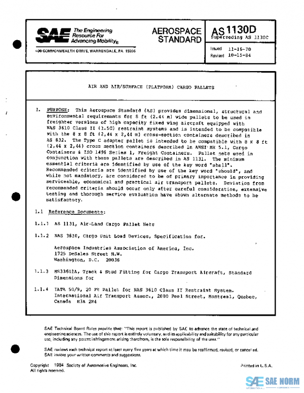 SAE AS1130D PDF
