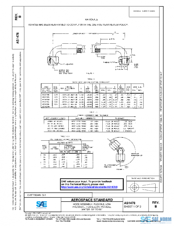 SAE AS1478B PDF SAE AS1478B PDF