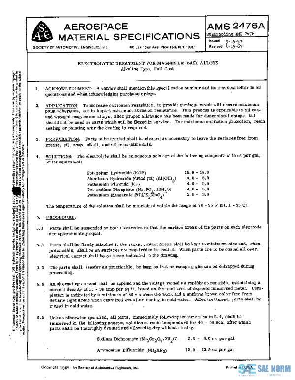 SAE AMS2476A PDF SAE AMS2476A PDF