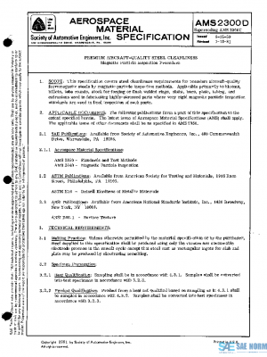 SAE AMS2300D PDF
