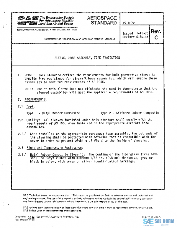 SAE AS1072C PDF SAE AS1072C PDF