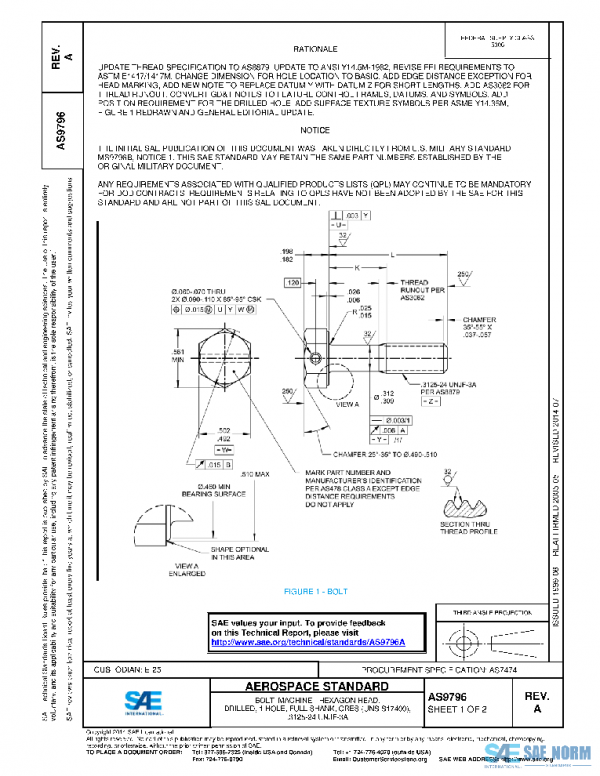 SAE AS9796A PDF SAE AS9796A PDF