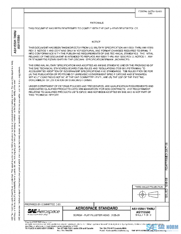 SAE AS115501 PDF