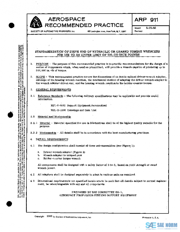 SAE ARP911 PDF