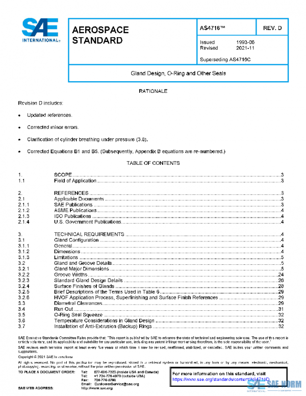 SAE AS4716D PDF SAE AS4716D PDF