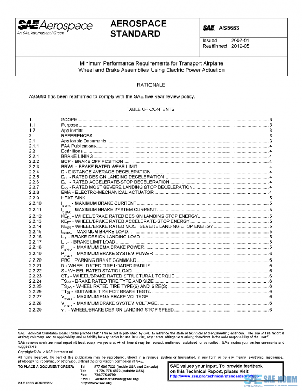 SAE AS5663 PDF