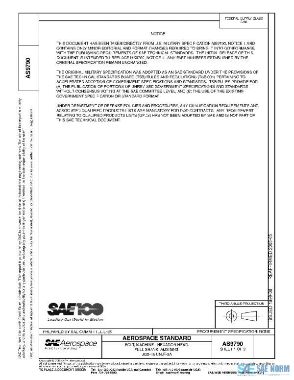 SAE AS9790 PDF SAE AS9790 PDF