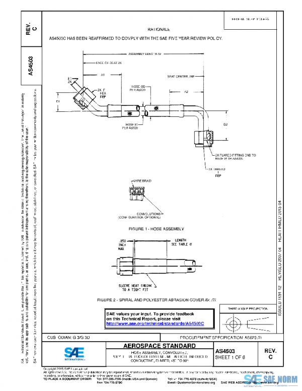 SAE AS4503C PDF SAE AS4503C PDF