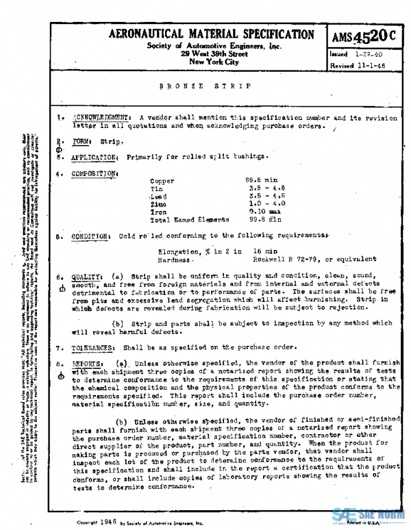 SAE AMS4520C PDF SAE AMS4520C PDF