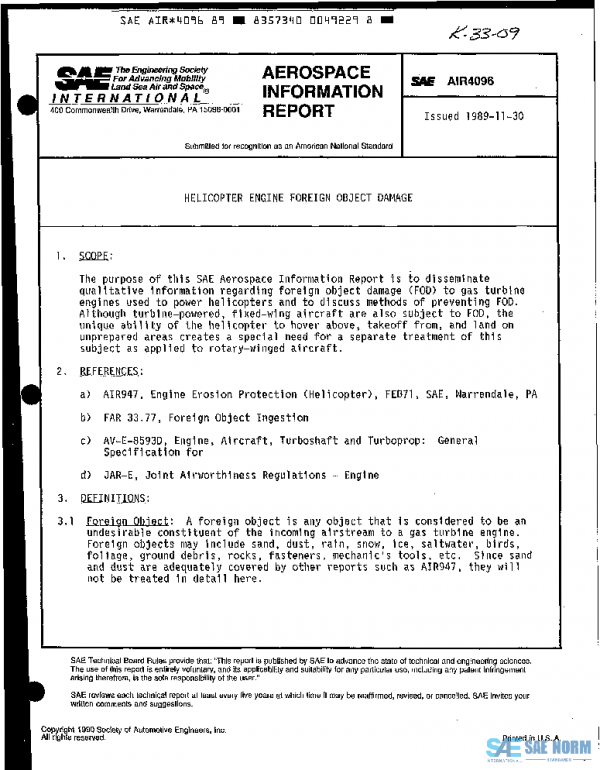 SAE AIR4096 PDF SAE AIR4096 PDF
