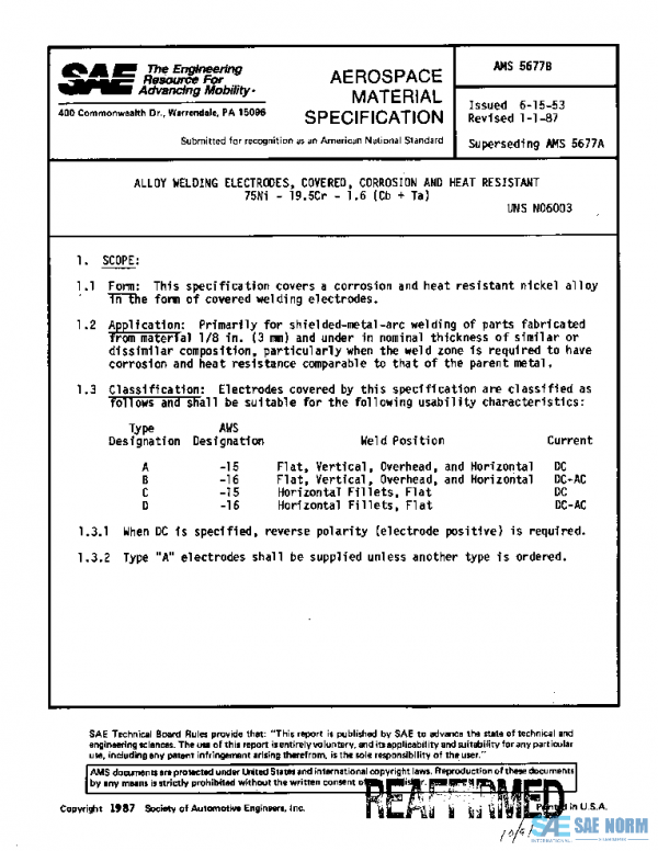 SAE AMS5677B PDF SAE AMS5677B PDF