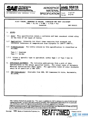 SAE AMS5581B PDF