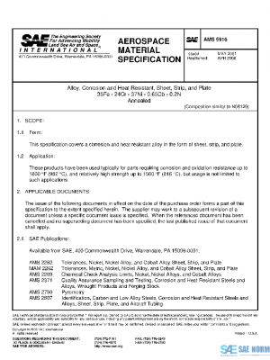 SAE AMS5916 PDF