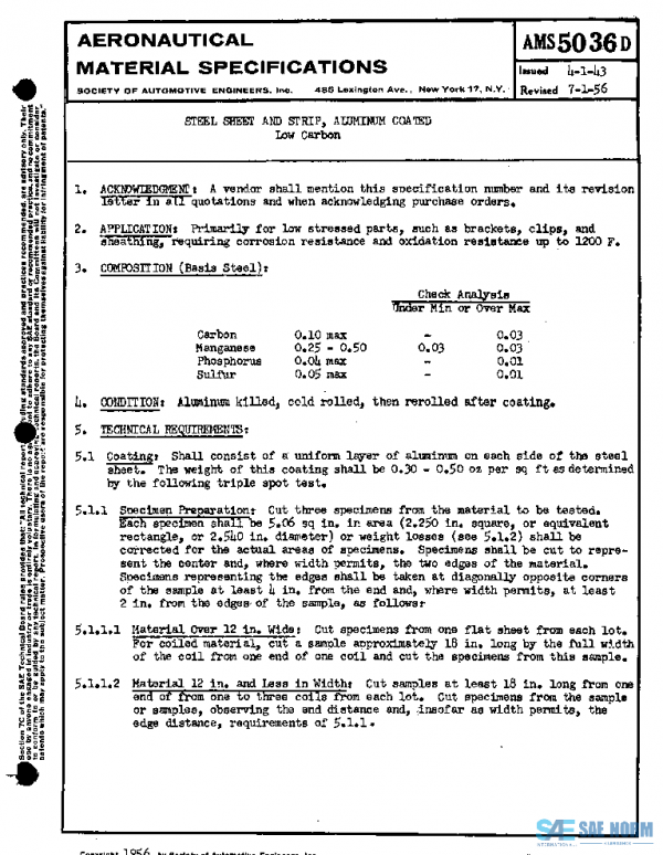 SAE AMS5036D PDF