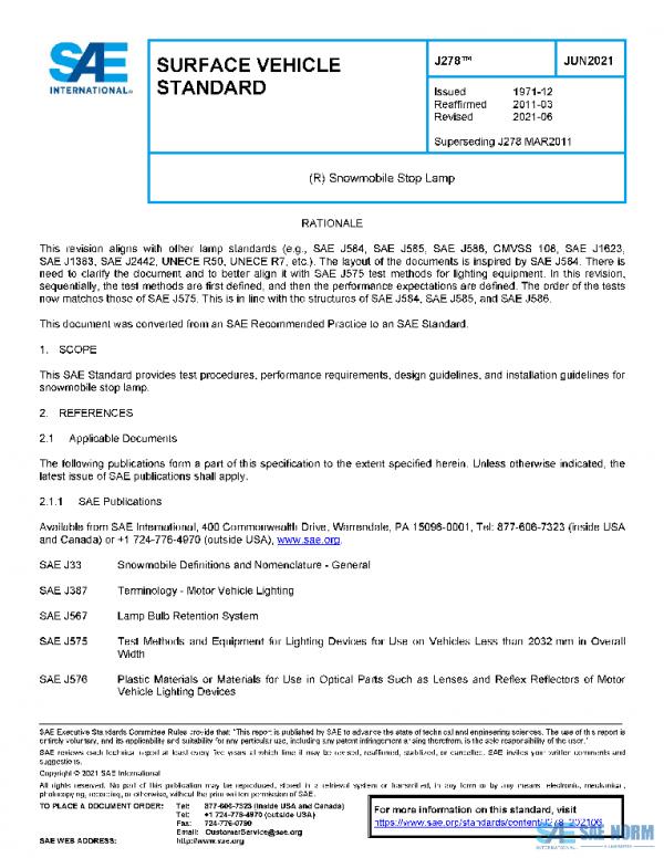 SAE J278_202106 PDF
