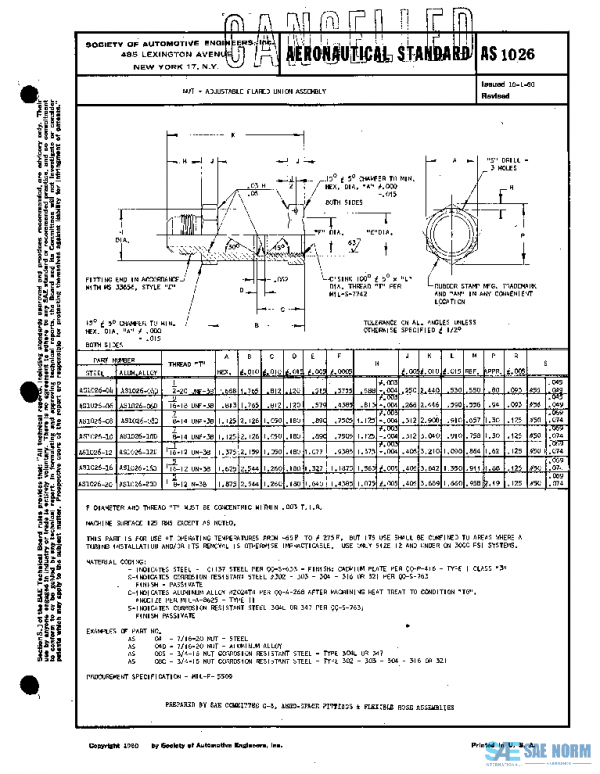 SAE AS1026 PDF