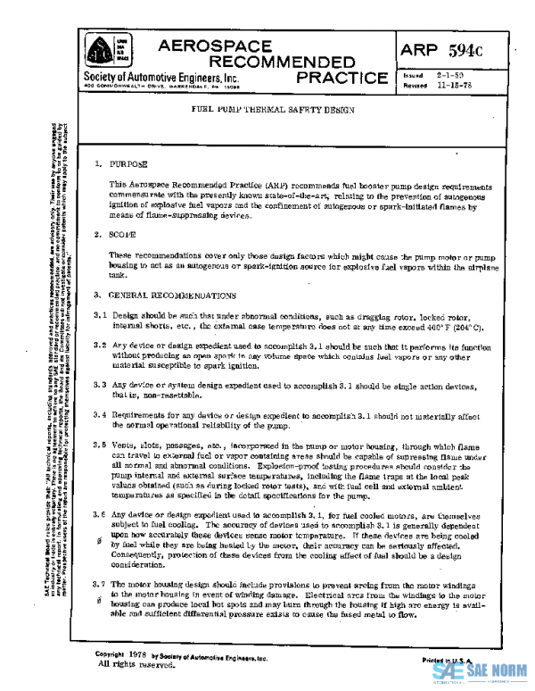 SAE ARP594C PDF