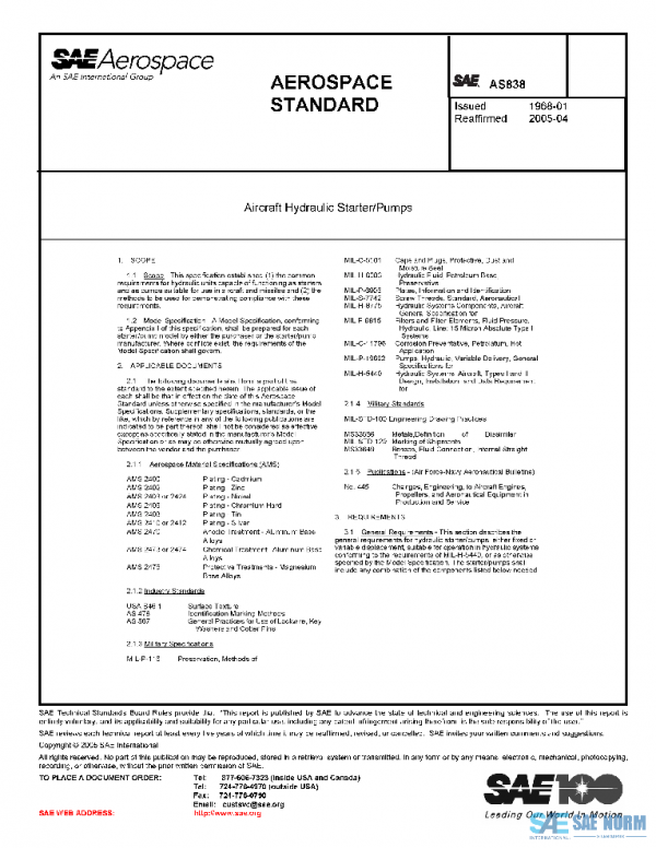 SAE AS838 PDF