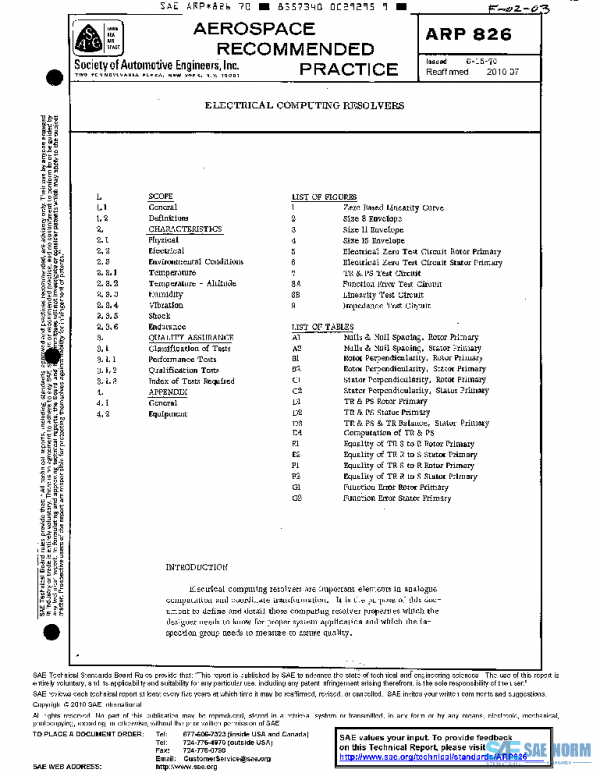 SAE ARP826 PDF SAE ARP826 PDF