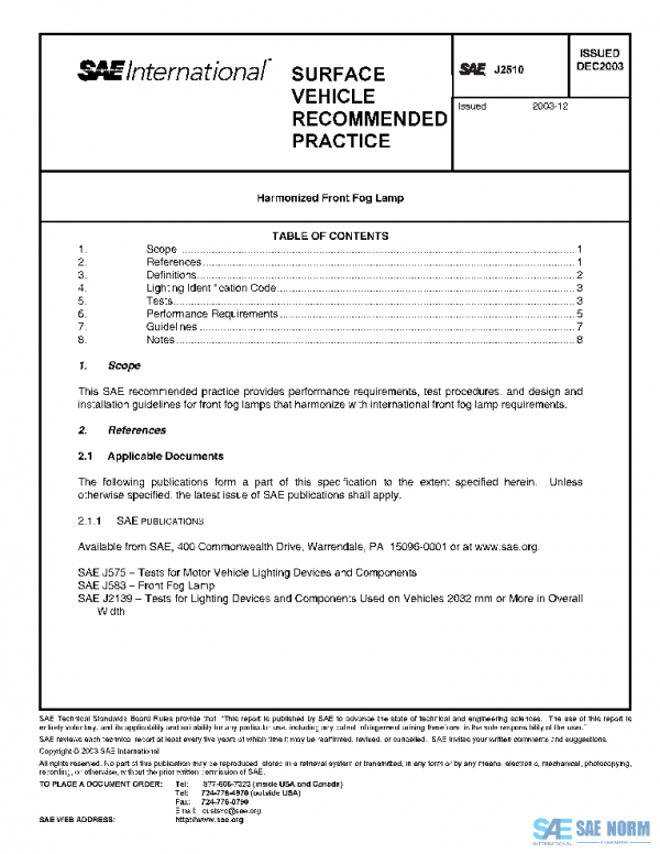 SAE J2510_200312 PDF