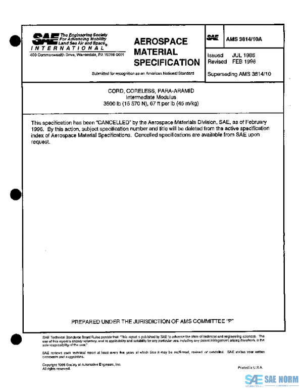 SAE AMS3814/10A PDF SAE AMS3814/10A PDF