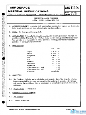 SAE AMS4130G PDF