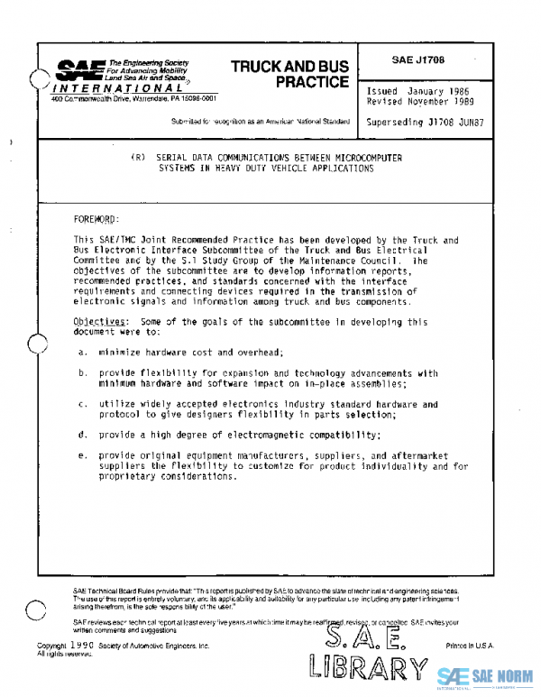 SAE J1708_198911 PDF SAE J1708_198911 PDF
