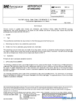 SAE MA1573A PDF