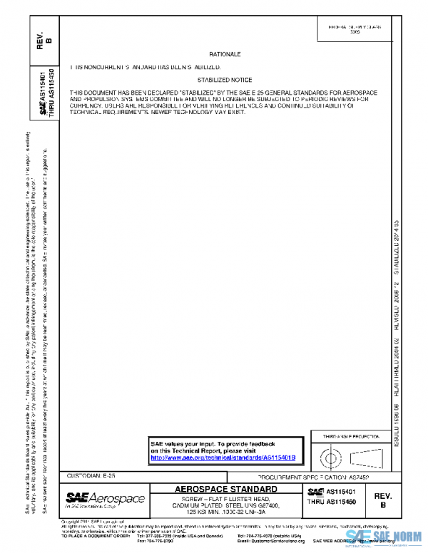 SAE AS115401B PDF SAE AS115401B PDF