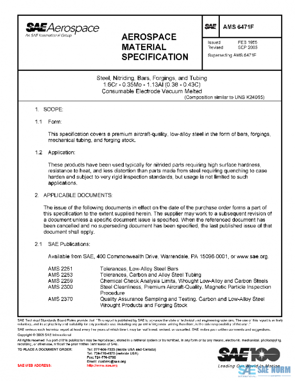 SAE AMS6471F PDF
