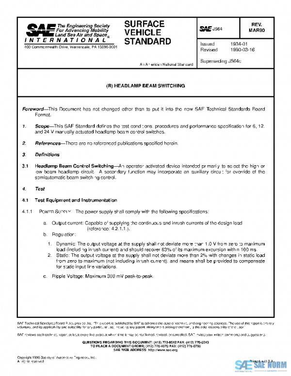 SAE J564_199003 PDF