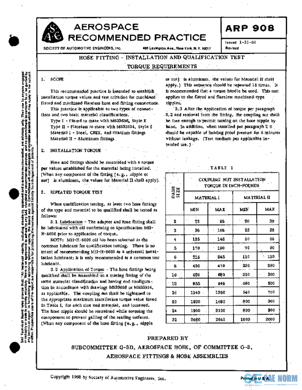 SAE ARP908 PDF