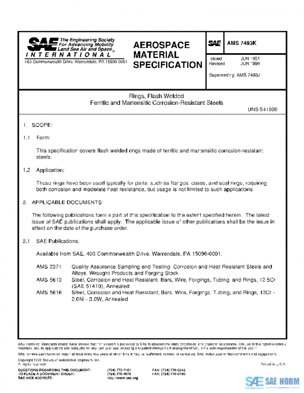 SAE AMS7493K PDF