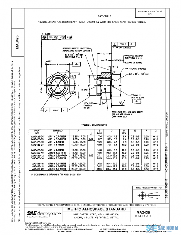 SAE MA3425 PDF