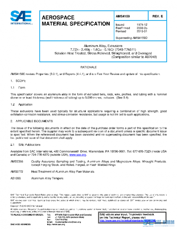 SAE AMS4159E PDF