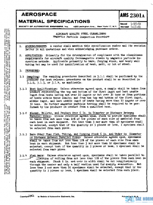 SAE AMS2301A PDF