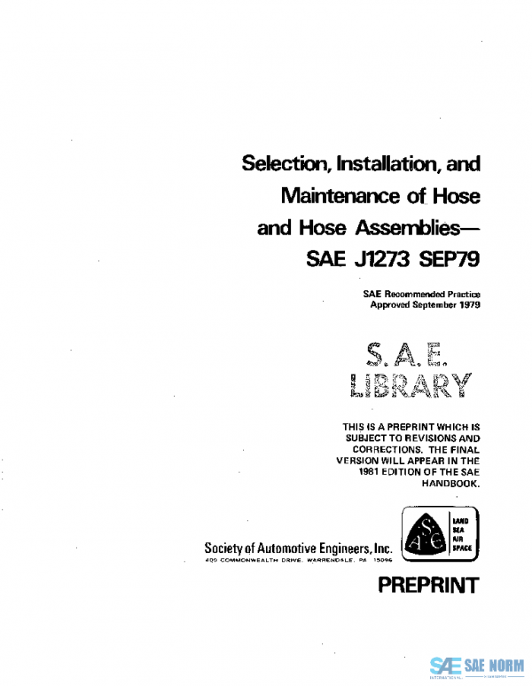 SAE J1273_197909 PDF