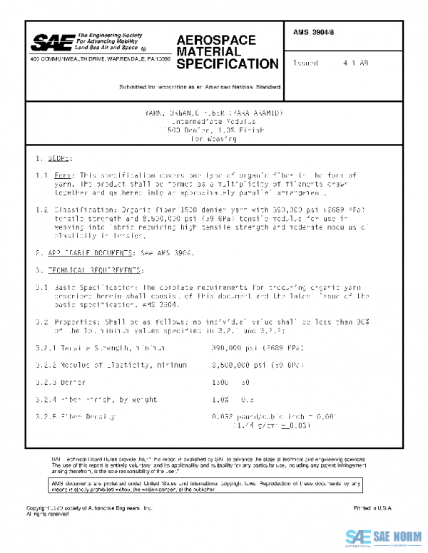 SAE AMS3904/8 PDF