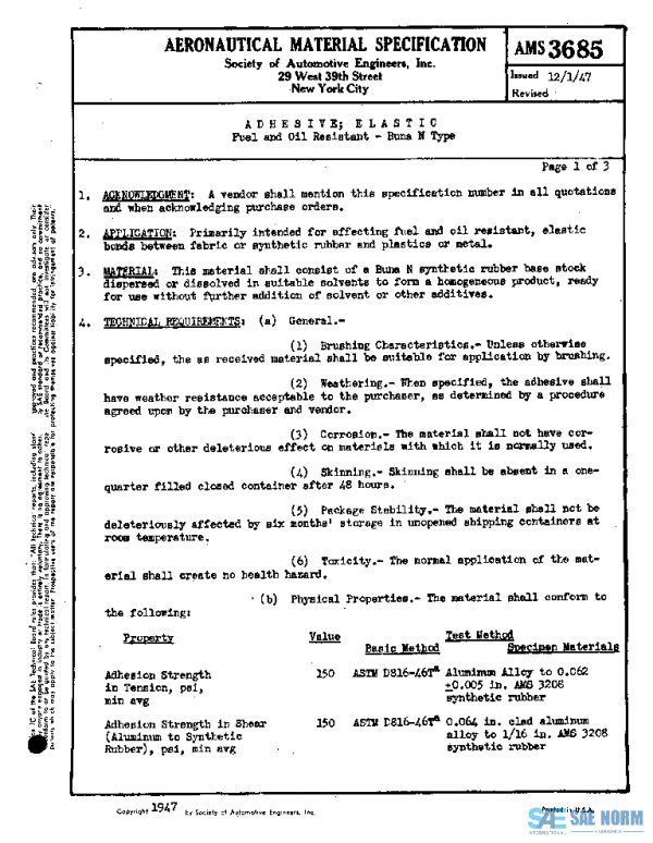 SAE AMS3685 PDF