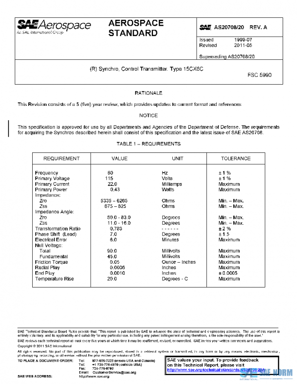 SAE AS20708/20A PDF