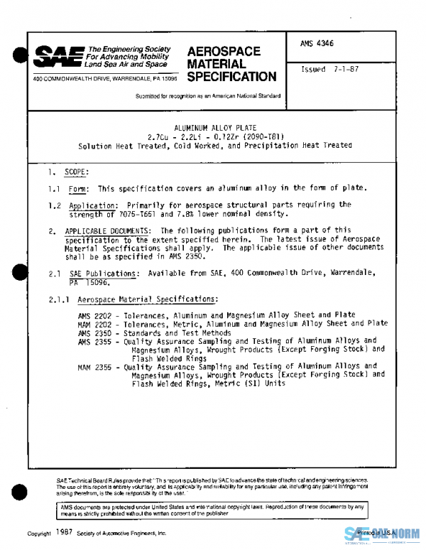 SAE AMS4346 PDF SAE AMS4346 PDF