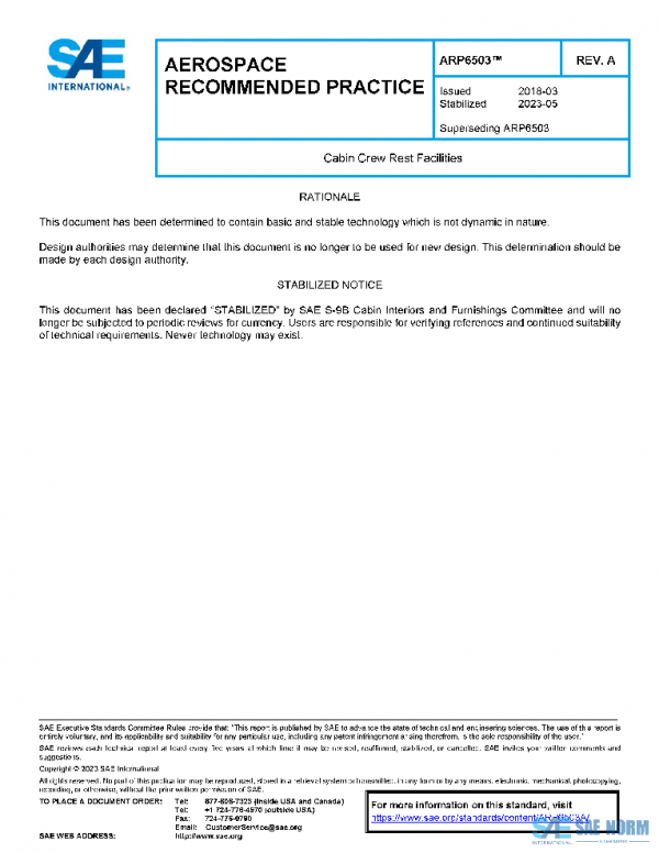SAE ARP6503A PDF