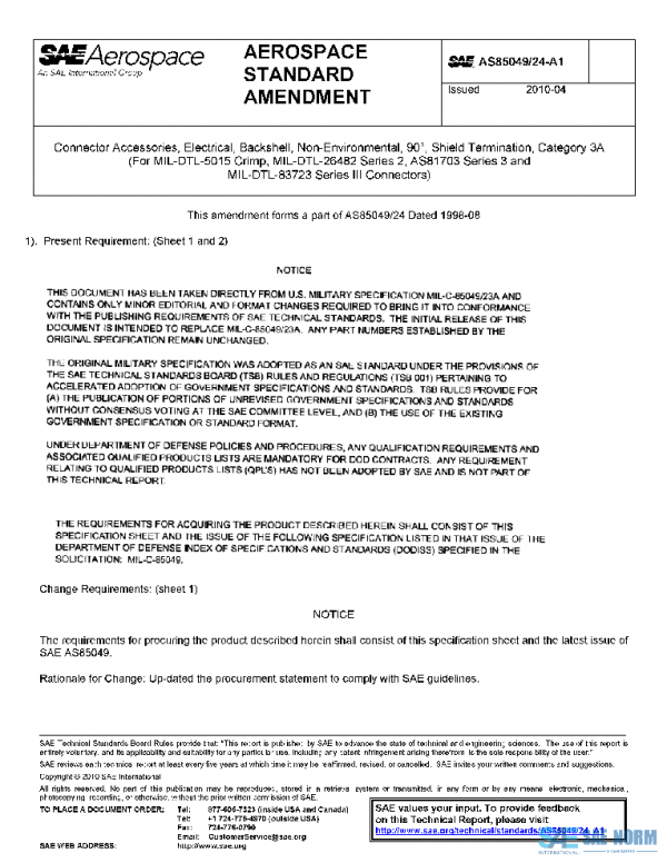 SAE AS85049/24_A1 PDF SAE AS85049/24_A1 PDF