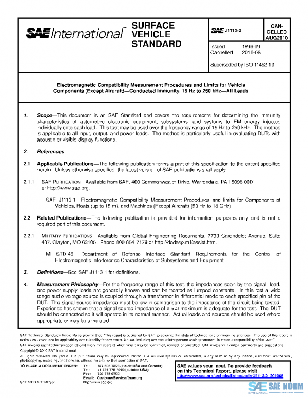 SAE J1113/2_201008 PDF
