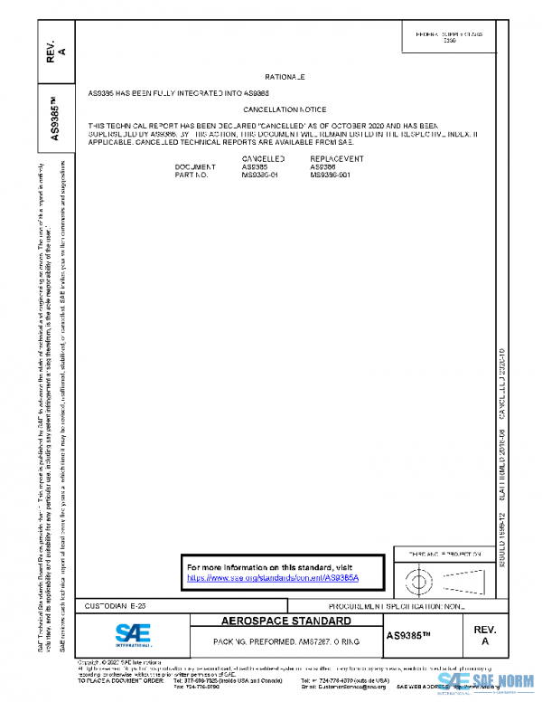 SAE AS9385A PDF
