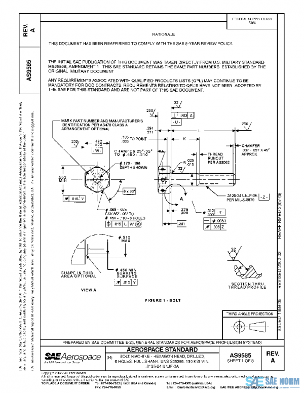 SAE AS9585A PDF