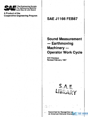 SAE J1166_198702 PDF