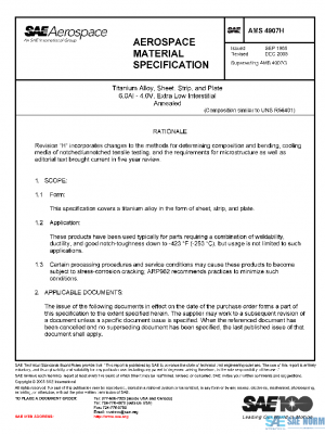 SAE AMS4907H PDF