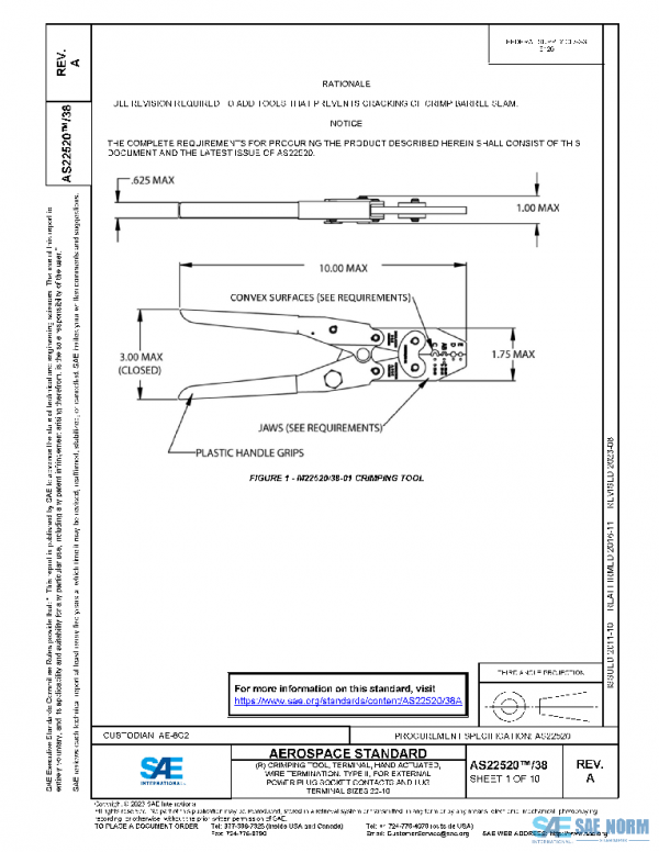 SAE AS22520/38A PDF SAE AS22520/38A PDF