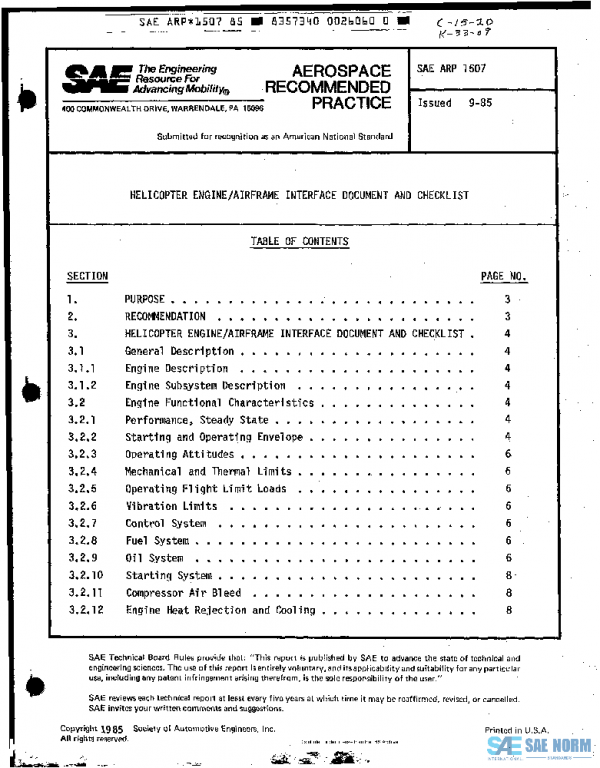 SAE ARP1507 PDF